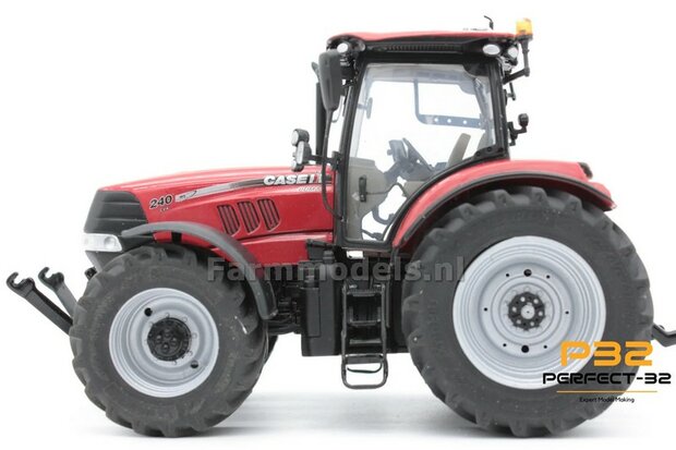 COMBI SET: 2x &Oslash; 48 mm + 2x &Oslash; 60.5 mm: CASE PUMA UH set GRIJS gespoten incl. 2x eindvertraging 1:32  PERFECT-32 P24 + P25