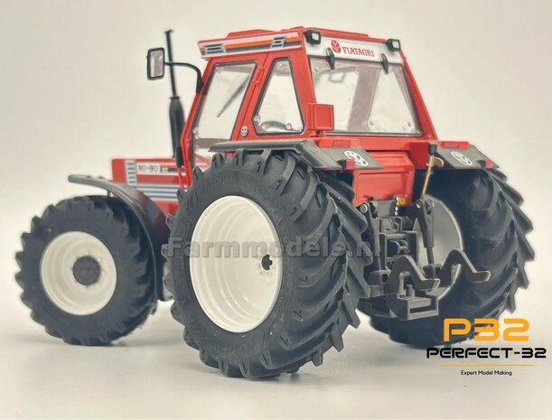 COMBI SET: 2x &Oslash; 43.5 mm + 2x &Oslash; 55 mm: FIAT 110-90 ROS set RESIN BLANK incl. 2x eindvertraging 1:32  PERFECT-32 P24 + P25