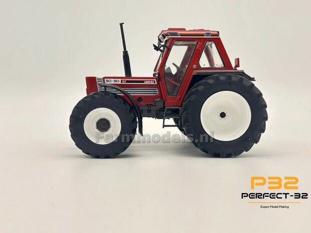 COMBI SET: 2x &Oslash; 43.5 mm + 2x &Oslash; 55 mm: FIAT 110-90 ROS set RESIN BLANK incl. 2x eindvertraging 1:32  PERFECT-32 P24 + P25