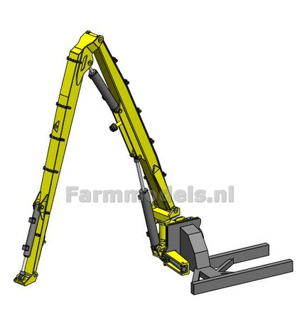 BOUWKIT: HERDER GRENADIER 513LS ARM + FRAME (Universeel plaatsing) Resin, BLANK geleverd incl Pr&eacute;-Cut Decal Stickers 1:32  