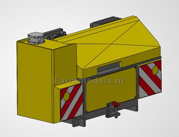 BOUWKIT: HERDER GRENADIER 513LS ARM + FRAME (Universeel plaatsing) Resin, BLANK geleverd incl Pr&eacute;-Cut Decal Stickers 1:32  