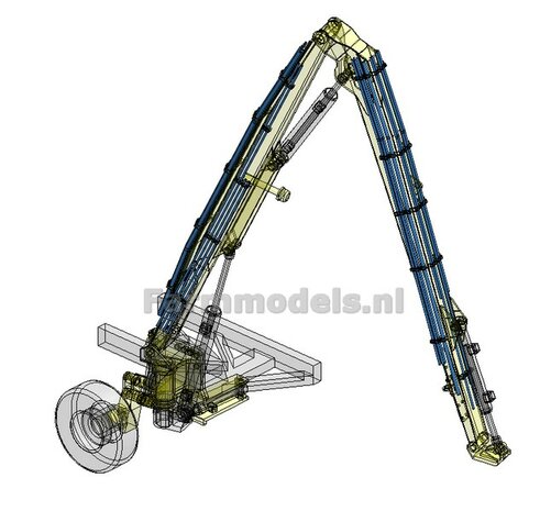 BOUWKIT: HERDER GRENADIER 513LS ARM + FRAME (Universeel plaatsing) Resin, BLANK geleverd incl Pr&eacute;-Cut Decal Stickers 1:32  