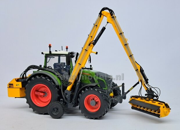 OPTIE KIT t.b.v. HERDER GRENADIER 513LS Maaiarm:  div. Aluminium leidingen, Nikkel voor montage en div. hydrauliek draad 1:32 