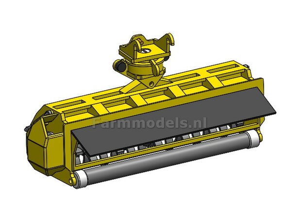 FRONTBOK t.b.v. HERDER GRENADIER 513LS maaiarm   RESIN, BLANK geleverd incl Pr&eacute;-Cut Decal Stickers 1:32    