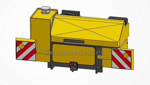 BOUWKIT: HERDER GRENADIER HYDRAULIEK-UNIT Resin, BLANK geleverd incl Pr&eacute;-Cut Decal Stickers 1:32  