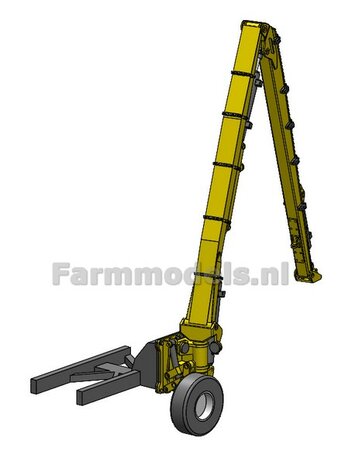 BOUWKIT: HERDER ECOMAAIER KMU Resin, BLANK geleverd incl Pr&eacute;-Cut Decal Stickers, snelwissel en ketting 1:32  