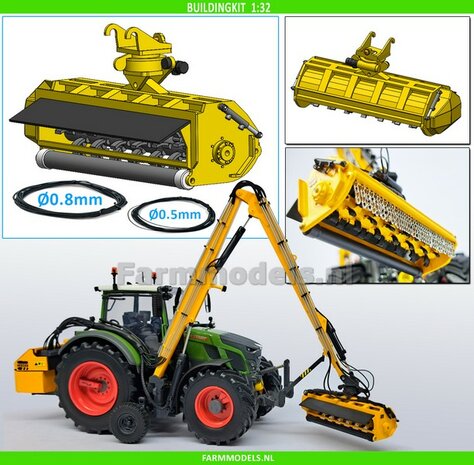 COMBI-DEAL BOUWKIT: Complete HERDER GRENADIER 513LS SET  nrs 630201 + 630203 + 630205 + 630207 + 630211  1:32   NB2B   