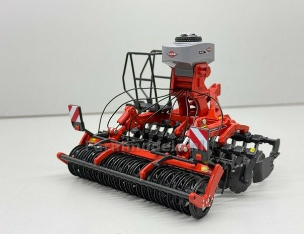 GRIJS KUHN Optimer+ 303 en SH 201 zaadtank 1:32 Replicagri REP414    