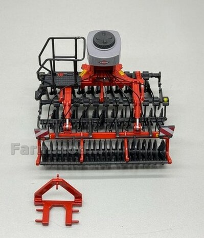 GRIJS KUHN Optimer+ 303 en SH 201 zaadtank 1:32 Replicagri REP414    