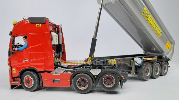 4x WABCO LUCHTKOPPELING + STOFKLEP, echt beweeg- &amp; koppelbaar Mat: Resin, ALUMINIUM + ROOD Geleverd, geschikt voor &Oslash; 0.5mm luchtleidingen 1:32