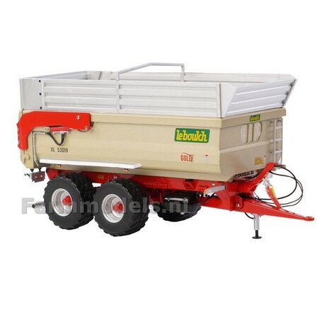 LeBoulch Gold2 XL 53D19 tandemas kipper met 2 soorten opzetschotten 1:32 Universal Hobbies 6837     