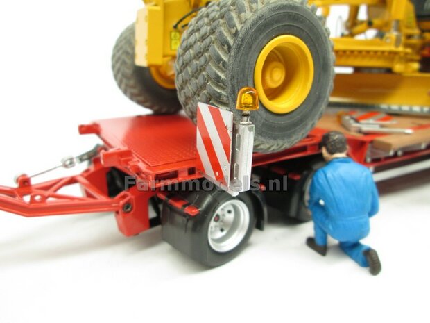 2x LOSSE ZWAAILAMP AFDEKKAP V7 = zonder zwaailamp huis/houder (VERSIE 7) mooi voor o.a. de breedtesteunen van diverse Nooteboom trailers 1:32