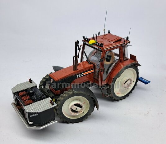 BOUWKIT: UITTRIJBOK REGENHASPEL met optie voor Hydrauliek- Lucht- &amp; Stroom aansluiting 3-Punt Bok Materiaal RESIN BLANK geleverd  1:32