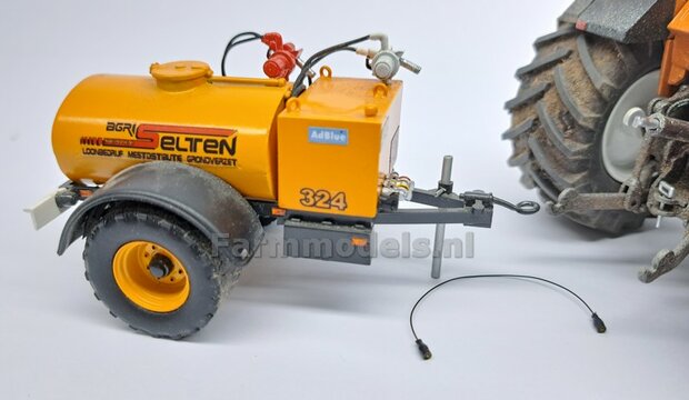 10x 13-Polige STEKKER + VERLICHTINGSKABEL  &Oslash; 0.3 mm Materiaal Resin, ZWART MATT Gespoten geleverd + &Oslash; 0.3 mm kabel  1:32 