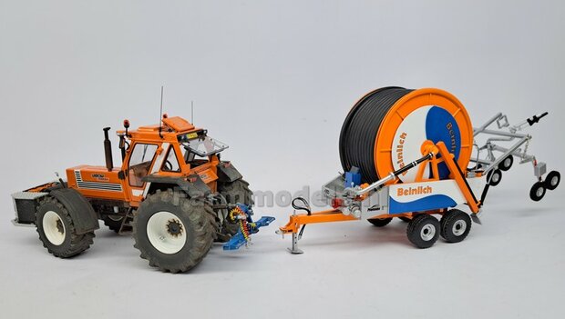 2x Eindkap 10.9 &Oslash;  mm t.b.v. FIAT 1580/160-90  ROS  VOORAS VELG   RESIN BLANK Geleverd 1:32 Farmmodels Premium Line