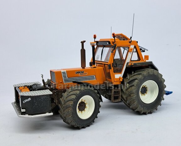 2x Eindkap 10.9 &Oslash;  mm t.b.v. FIAT 1580/160-90  ROS  VOORAS VELG   RESIN BLANK Geleverd 1:32 Farmmodels Premium Line