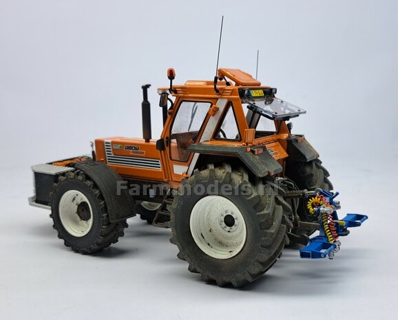 2x Eindkap 10.9 &Oslash;  mm t.b.v. FIAT 1580/160-90  ROS  VOORAS VELG   RESIN BLANK Geleverd 1:32 Farmmodels Premium Line