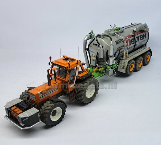 2x ACHTERAS SPATBORDEN 7.7mm breed t.b.v. FIAT 1580/ 160-90 van ROS:    Materiaal Resin ZWART MATT Gespoten geleverd  1:32  