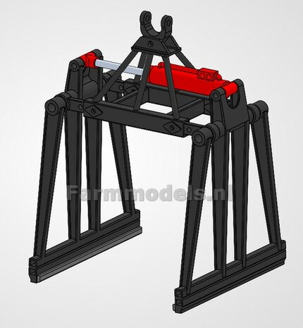 BOUWKIT: JKB SGK STENENKLEM Universeel, beweeg- &amp; uitschuifbaar, geleverd ZONDER KOPPELSTUK/ ASROTATOR   Materiaal: RESIN BLANK geleverd 1:32 