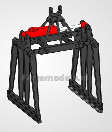 BOUWKIT: JKB SGK STENENKLEM Universeel, beweeg- &amp; uitschuifbaar, geleverd ZONDER KOPPELSTUK/ ASROTATOR   Materiaal: RESIN BLANK geleverd 1:32 