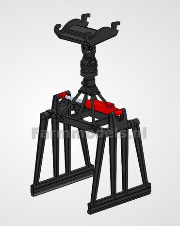 BOUWKIT: JKB SGK STENENKLEM Universeel, beweeg- &amp; uitschuifbaar, geleverd ZONDER KOPPELSTUK/ ASROTATOR   Materiaal: RESIN BLANK geleverd 1:32 