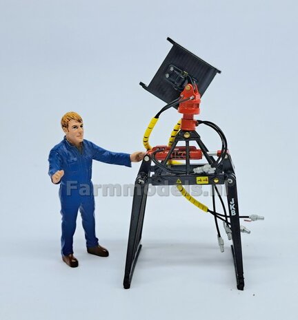 BOUWKIT:  ASROTATOR o.a. voor JKB SGK STENENKLEM Universeel   Materiaal: RESIN BLANK geleverd 1:32 