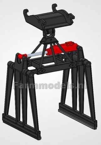 BOUWKIT:  ASROTATOR o.a. voor JKB SGK STENENKLEM Universeel   Materiaal: RESIN BLANK geleverd 1:32 