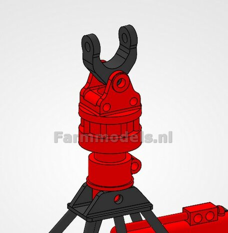 BOUWKIT:  ASROTATOR o.a. voor JKB SGK STENENKLEM Universeel   Materiaal: RESIN BLANK geleverd 1:32 