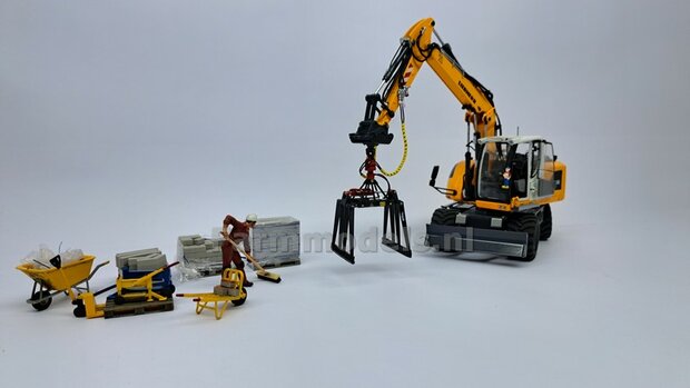 KOPPELSTUK SNELWISSEL aan CW30 snelwisselkoppeling geschikt voor Koppellen JKB Stenenklem 3D Geprint Materiaal RESIN  BLANK Geleverd 1:32                      