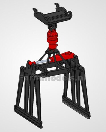 BOUWKIT:  ASROTATOR o.a. voor JKB SGK STENENKLEM Universeel te gebruiken   Materiaal: Resin ROOD gespoten geleverd 1:32 