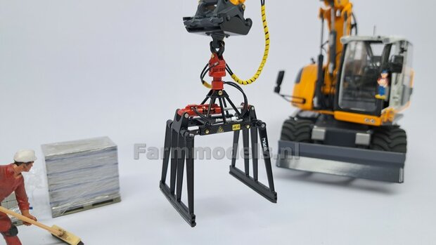 BOUWKIT:  ASROTATOR o.a. voor JKB SGK STENENKLEM Universeel te gebruiken   Materiaal: Resin ROOD gespoten geleverd 1:32 