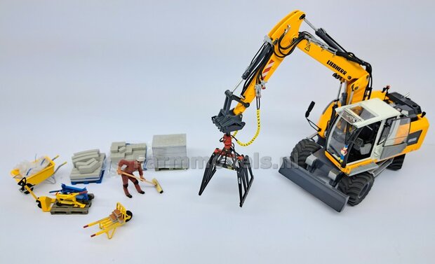 BOUWKIT:  ASROTATOR o.a. voor JKB SGK STENENKLEM Universeel te gebruiken  Materiaal: Resin ZWART gespoten geleverd 1:32 