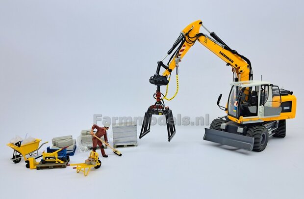 BOUWKIT: JKB SGK STENENKLEM Universeel, beweeg- &amp; uitschuifbaar en geleverd ZONDER KOPPELSTUK/ ASROTATOR   Mat: RESIN BLANK geleverd 1:32 