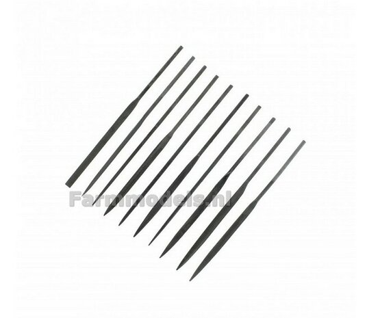Naald vijlen set 10 stuks Hobbytime Tools HT1104