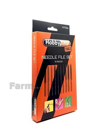 Naald vijlen set 10 stuks Hobbytime Tools HT1104