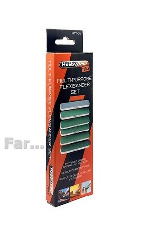 Flexisander set schuurpads set 6 stuks Hobbytime Tools HT1100