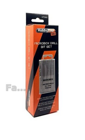 20 delige set micro boortjes Hobbytime HT1202