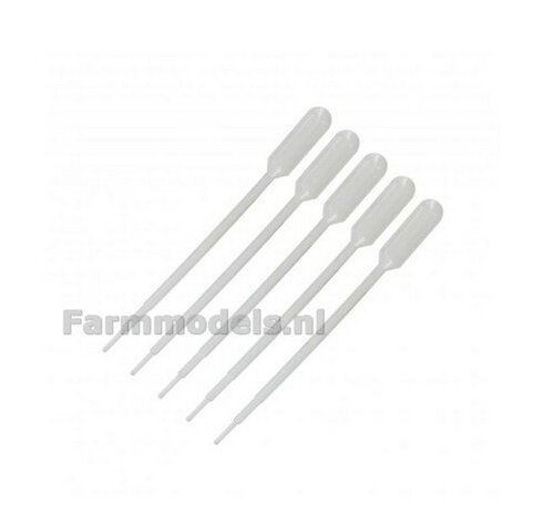 Set van 5 wegwerppipetten Hobbytime Tools HT1503