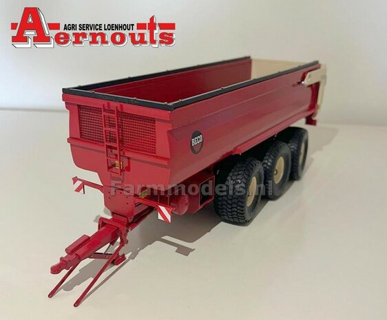 Handmatig gebouwd: BECO 2600 Tridemasser landbouwkipper 1:32 