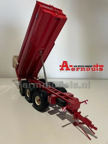 Handmatig gebouwd: BECO 2600 Tridemasser landbouwkipper 1:32 