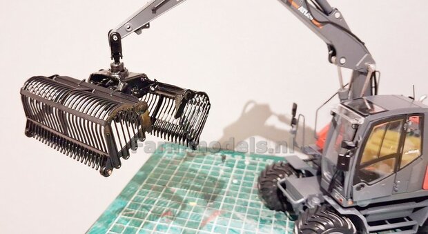 BOUWKIT: PLADDET BIETENGRIJPER, beweeg- &amp; draaifbaar, geleverd ZONDER KOPPELSTUK   Mat: RESIN BLANK geleverd 1:32 