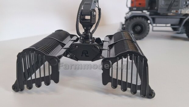 BOUWKIT: PLADDET BIETENGRIJPER, beweeg- &amp; draaifbaar, geleverd ZONDER KOPPELSTUK   Materiaal: RESIN BLANK geleverd 1:32 