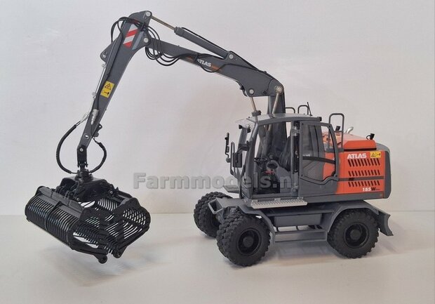 BOUWKIT: PLADDET BIETENGRIJPER, beweeg- &amp; draaifbaar, geleverd ZONDER KOPPELSTUK   Materiaal: RESIN BLANK geleverd 1:32 