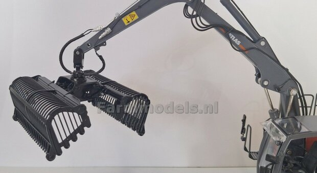 BOUWKIT: PLADDET BIETENGRIJPER, beweeg- &amp; draaifbaar, geleverd ZONDER KOPPELSTUK   Materiaal: RESIN BLANK geleverd 1:32 