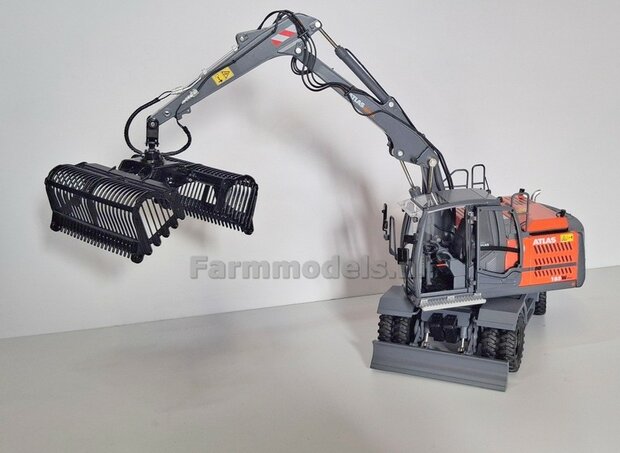 BOUWKIT: PLADDET BIETENGRIJPER, beweeg- &amp; draaifbaar, geleverd ZONDER KOPPELSTUK   Materiaal: RESIN BLANK geleverd 1:32 