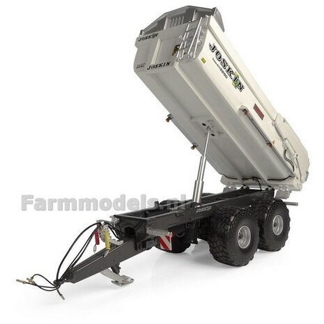 WHITE VERSION Joskin Trans-KTP 22/50 LIM. ED. 1000st. Tandem-as kipper 1:32 UH6814    