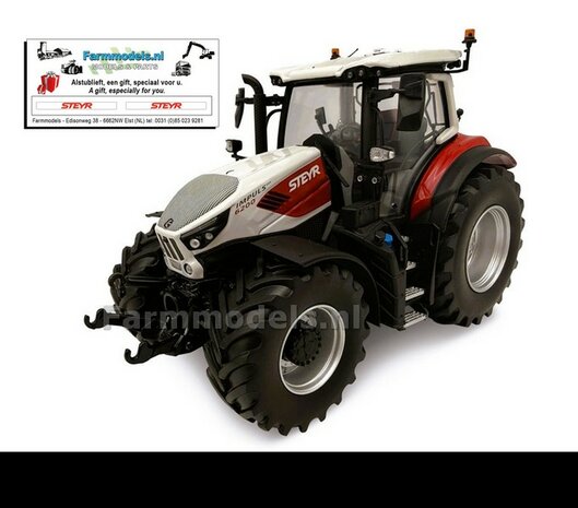 Steyr 6200 Impuls CVT-2026 + FREE GIFT VOORRUIT STICKERSET  1:32 UNIVERSAL HOBBIES  UH6812   