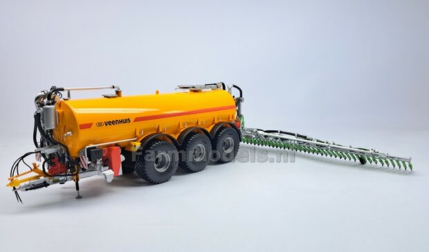 BOUWKIT: KOPPELBOK Resin ALUMINIUM Gespoten + 2x CILINDER + 6x Montage nagels  t.b.v. koppelen Joskin Pendislide met VEENHUIS Mesttank UH 1:32