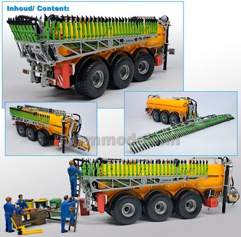 COMBIDEAL: 1x JOSKIN PENDISLIDE + 1x VEENHUIS 3-asser MESTTANK UH   (BOK + CILINDERS GEMONTEERD)  1:32  NB2B