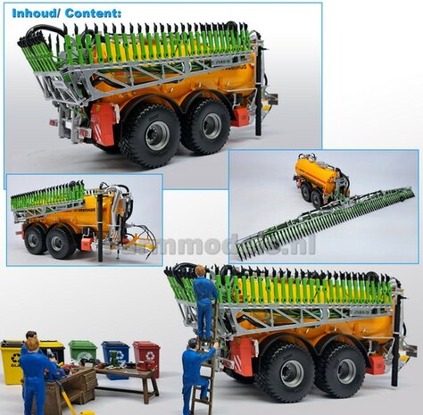 COMBIDEAL: 1x JOSKIN PENDISLIDE + 1x VEENHUIS 2-asser MESTTANK UH   (BOK + CILINDERS GEMONTEERD)  1:32  NB2B